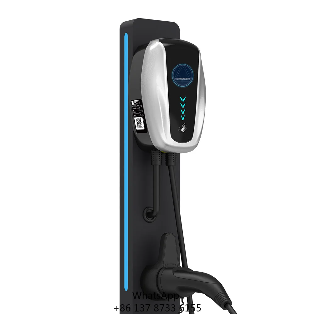 China Max Power Factory Direct Sale AC 32a 7kw Ccs Type2 Mini Wallbox Ev Charger Station Electric Vehicle Charging Station