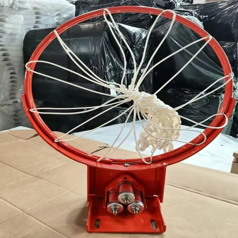 

New Design Heavy Duty Basketball Rim Three Spring Breakaway For Safe Training