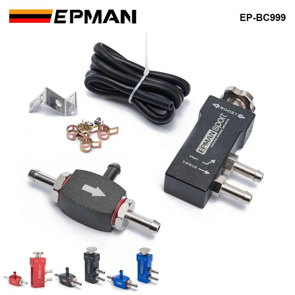 EPMAN Universal 1-30psi In Cabin Boost Control Valve-Fits Any Turbo Car MBC (Color:Black,Blue,Red) For VW Golf 5 EP-BC999