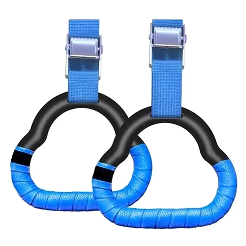 Multi-Function Wall Mounted Adjustable Fitness Rings Indoor Home Gym Equipment For Dips Stretching & Body Strength