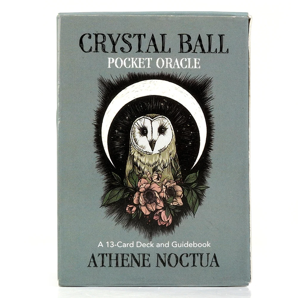 Newest Crystal Ball Pocket Oracle 13 pcs Cards Featuring Beautiful Nature-inspired Artwork Tarot Cards Card Game