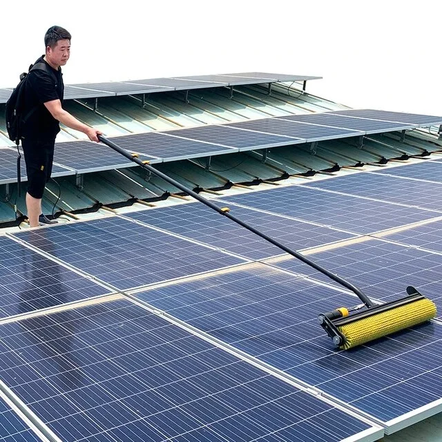 

The best type of solar photovoltaic panel cleaning brush tool equipment 7.2 meters telescopic photovoltaic solar panel cleaner