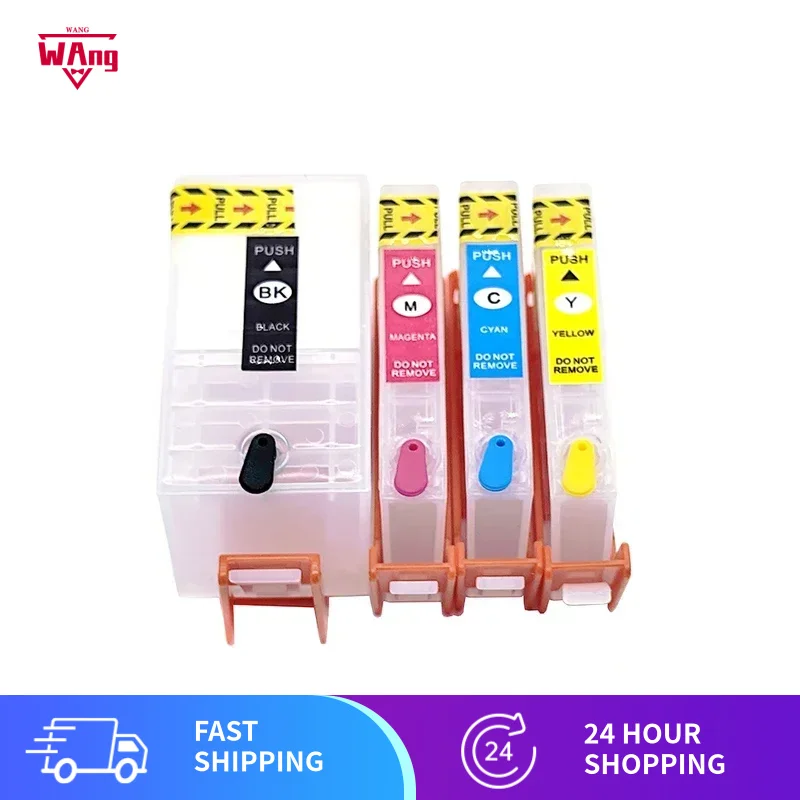 

4Color HP920 HP920XL Refillable Ink Cartridge for HP Officejet 6000 6500 6500A 7000 7500 7500A Printer with Chip