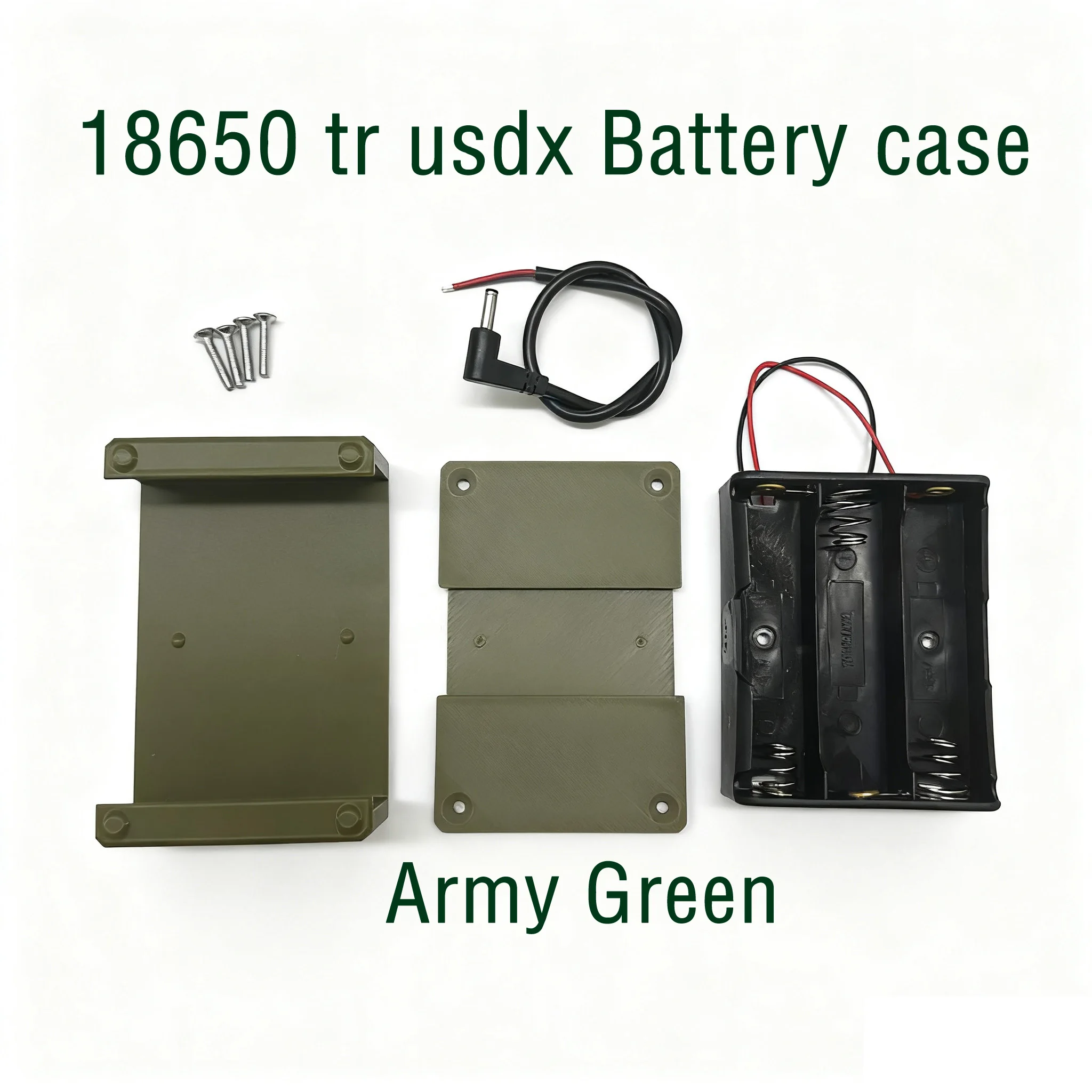 tr uSDX Transceiver 18650 Battery Case Kits By DL2MAN