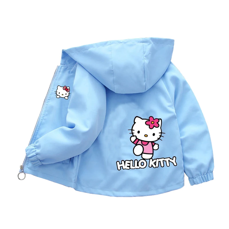 frozen 2 Spring and Autumn Girls Cartoon Jacket Girls hello kitty Outing Clothes Jacket Children outwear girl baby coat 1-10Year