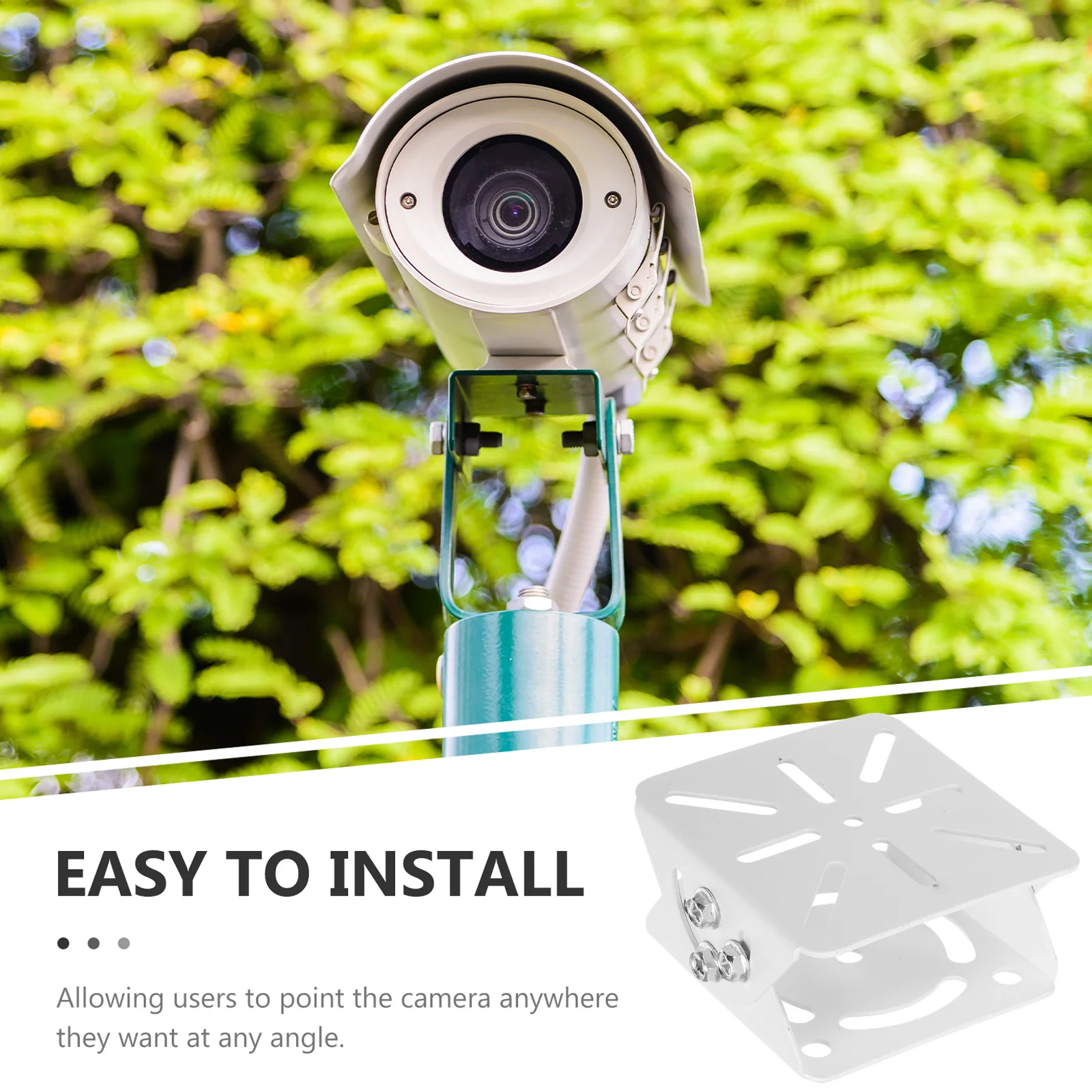 

Adjustable Stainless Steel Wall-Mounted Camera Bracket For Indoor Outdoor Cctv Monitoring Universal Security Surveillance