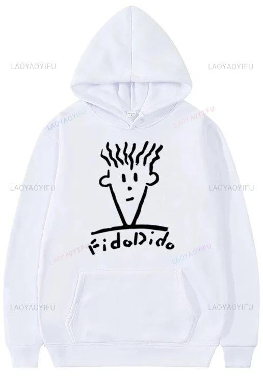 Autumn and Winter Casual Fashion Hooded Sweatshirt Men's Hooded Sweatshirt Fido Dido Popular Drink Print Harajuku Casual Clothes