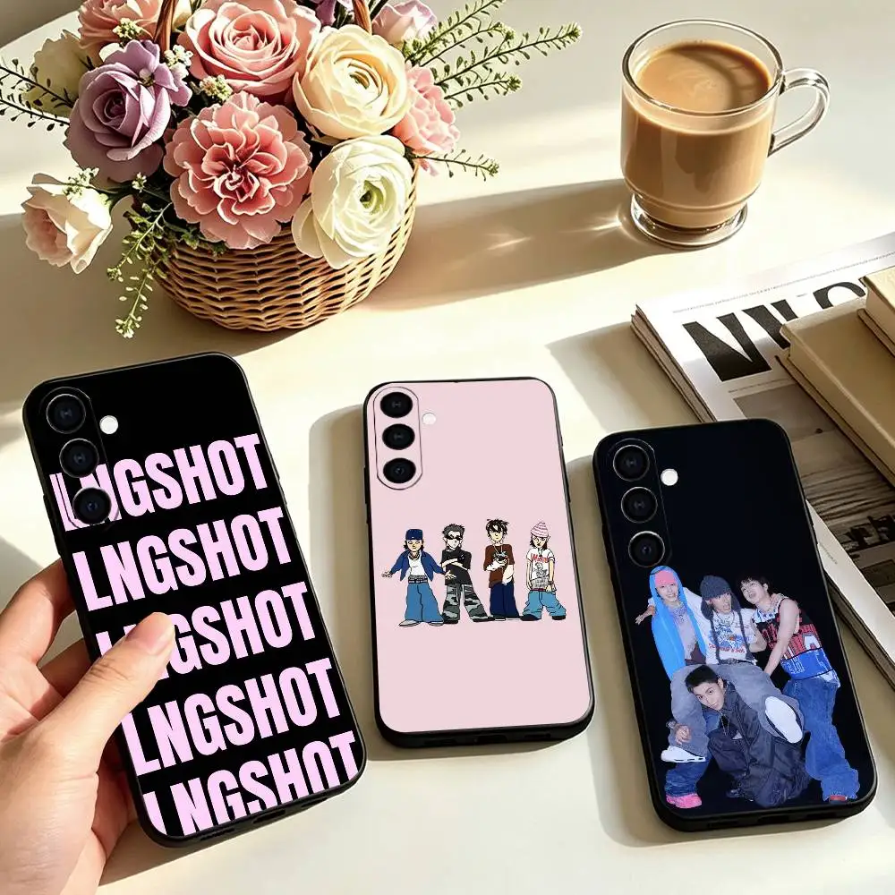 LNGSHOT Hip-hop  Phone Case For Samsung Galaxy A73,A72,A71,A70,A53,A52,A51,Soft Silicone Black Cover Gift