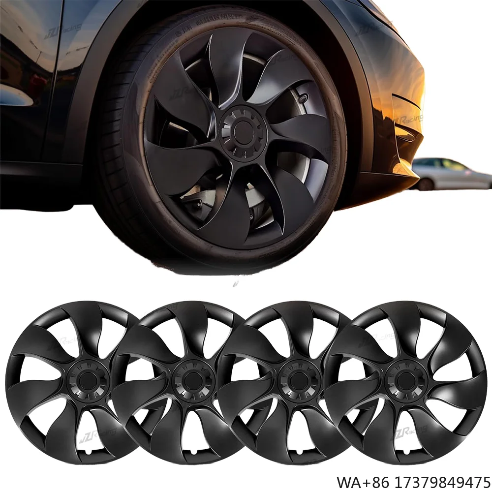 

Custom Wheel Cover Hubcaps 19 Inch Hub Cap for Tesla Model Y Matte Black Wheel Protector for 2020-2023 Gemini Accessories