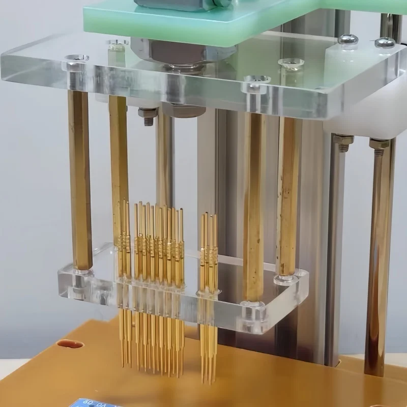 Gold-plated G Flat/spade Head PCB Test Spring Test Pin Probe for Electronic Inspection P50-G P75-G P100-G PL75-G P125-G P156-G