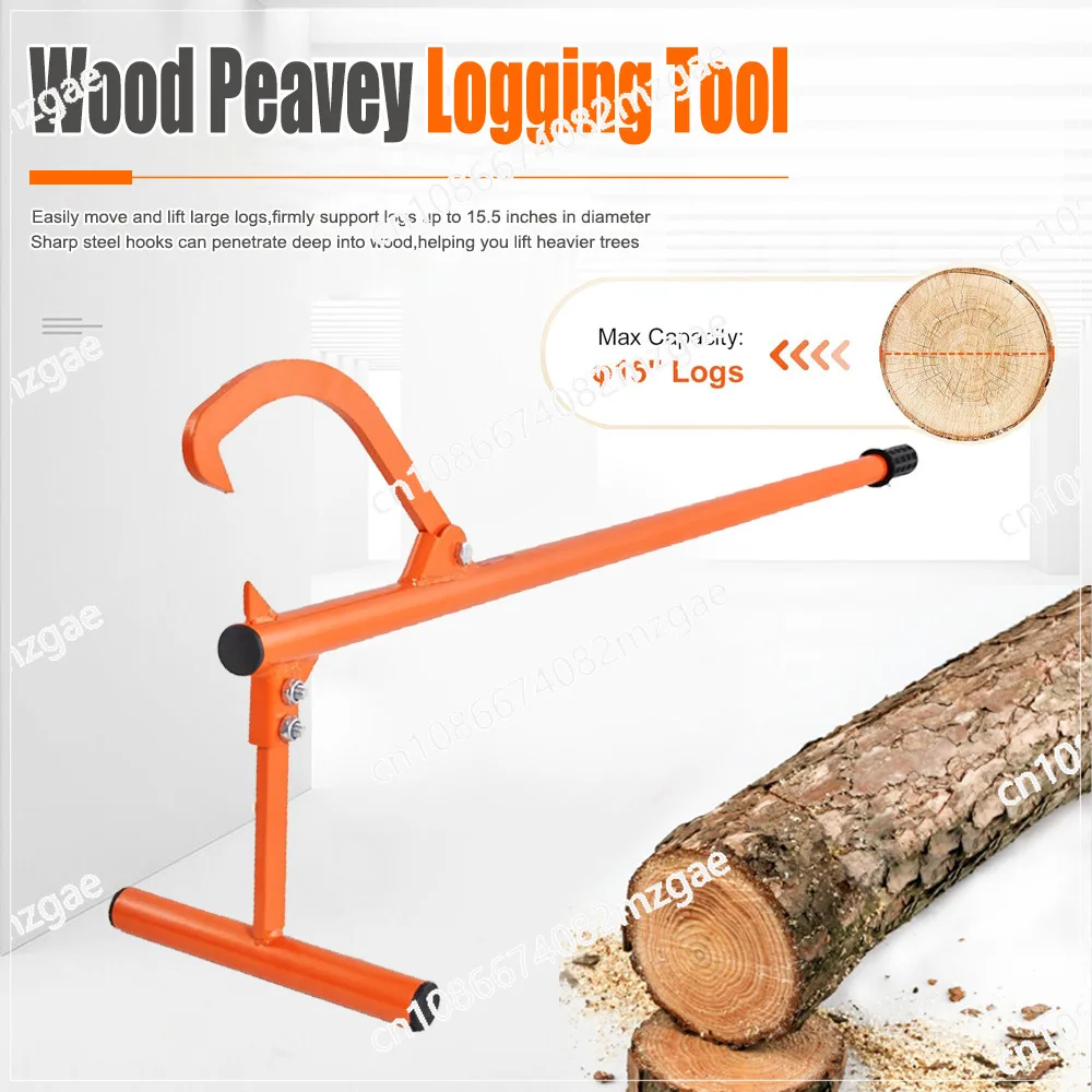 Manual Tree Hoist Log Handling Saw Frame 15-Inch Tree Crane Cutting Assistant Wood Splitting Support Log Lifter