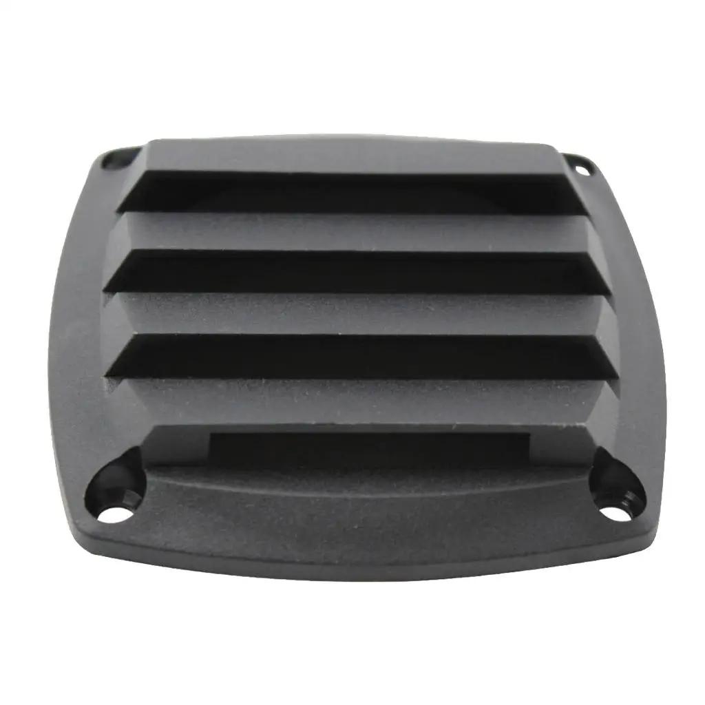 3 Inch Louvered Vents Style Boat Marine Hull Air Vent Grill Cover - Black high quality plastic weather resistance