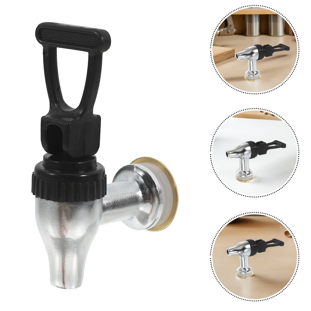 

2Pcs Easy Install Stainless Steel Spigot for Juice Bucket Drink Dispenser Tap Replacement Hardware Kit Replacement Spigot