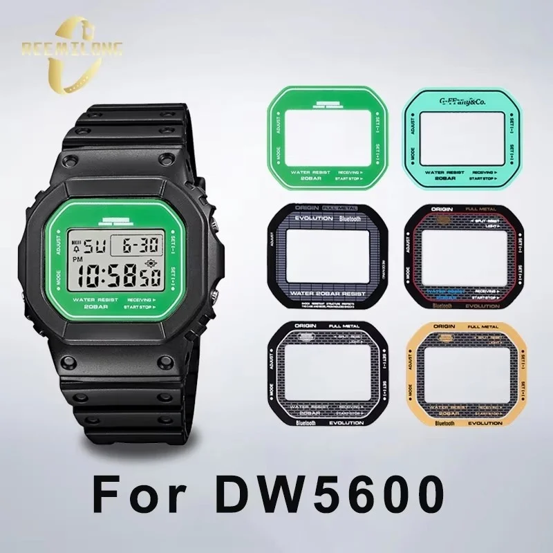 Tempered film Multiple styles available blue black green To prevent glue marks 3M adhesive screen guard For CASIO G-SHOCK DW5600