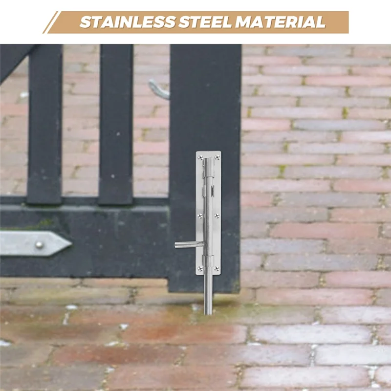 

TKOH-Deadbolt French Door Lock Latch Barn Locks And Latches Gate Hardware Slide For Wooden Fence Window Security Bars