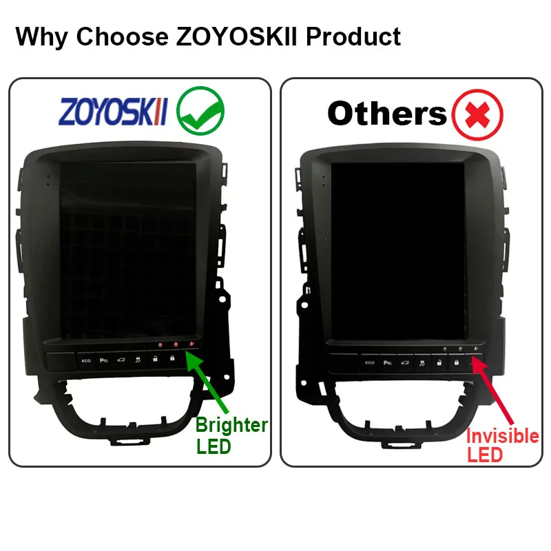 ZOYOSKII Car Radio Android for Opel Astra J Vauxhall Holden Cascada 2009-2018 Multimedia Screen GPS Navigation Auto Carplay ECO