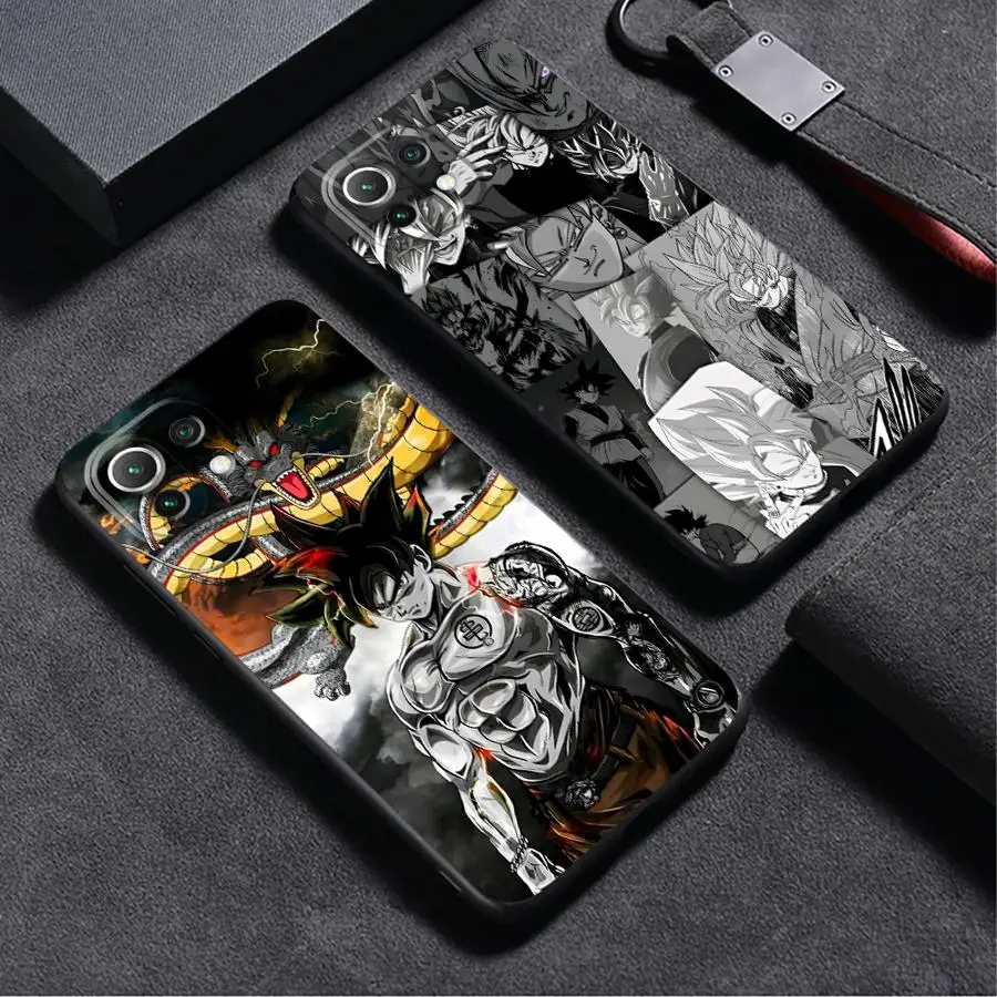 

Phone Case for Xiaomi Mi 12x 15 12T 13Lite 10T 11T Pro 14 Pro 11 Lite 12 Lite Soft Shell Dragon Ball Handsome Goku Art