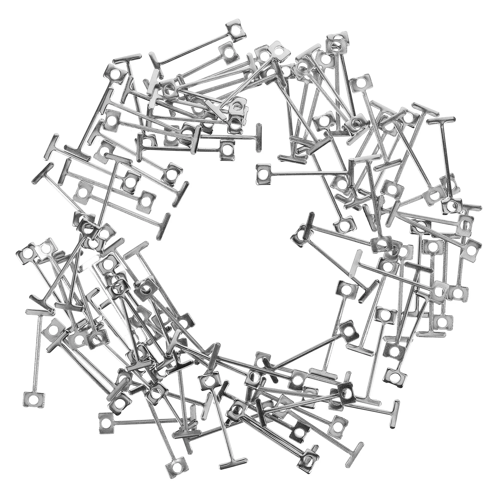 100pcs Ceramic Tile Leveling Spacers Reusable Metal Needles For Floor Wall Tiling Tools Tile Spacing System Building Tool Supply