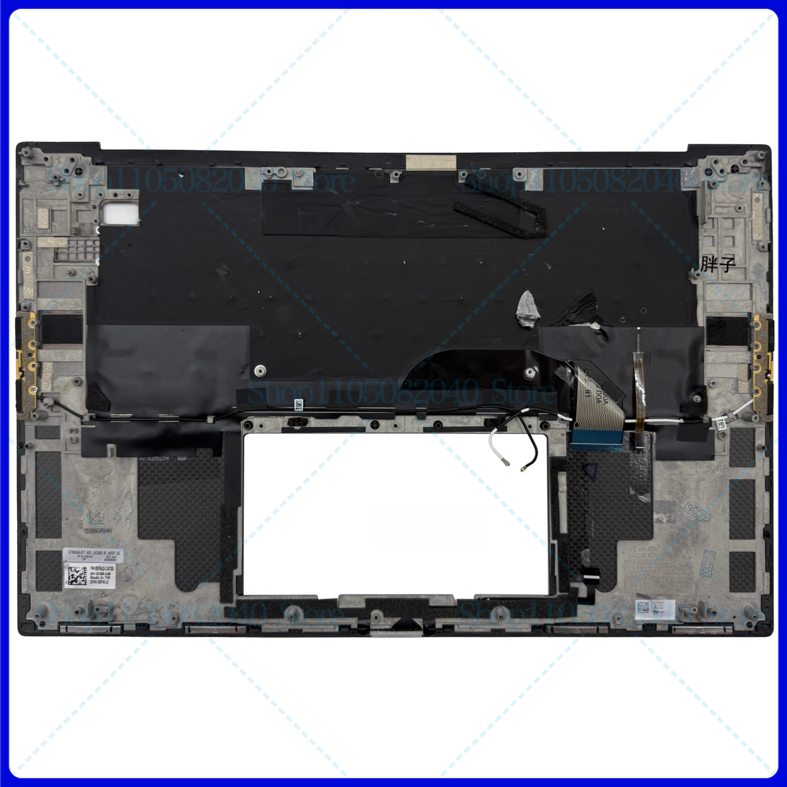 For DELL XPS 17 9710 Precision 5750 5760 C Case, Keyboard 00FWJ2 Used 95 New