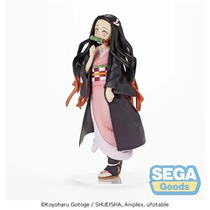 In Stock SEGA Genuine Original Demon Slayer Kamado Tanjirou Nezuko PVC Anime Figures Toys Collection Gifts view 5