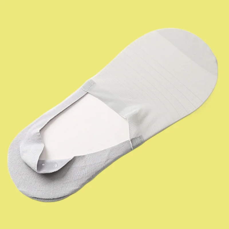 Calcetines náuticos de seda de hielo para hombre, medias invisibles transpirables de algodón fino, absorbentes del sudor, tacón anticaída, 2/5 pares