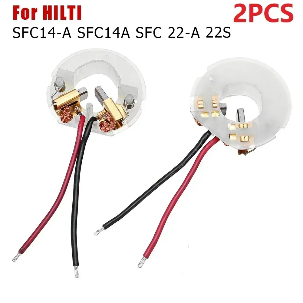 

Carbon Brush Holder Durable Carbon Brush bracket Replacement Kit Compatible With For-HILTI SFC14 A SFC14A SFC 22 A 22A tools set