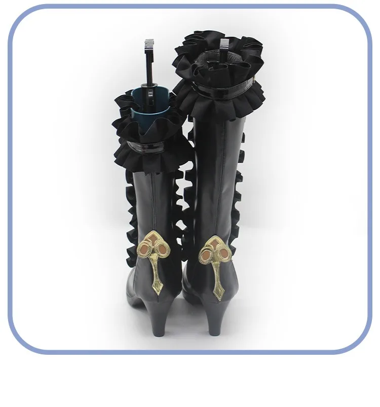 Herta Cosplay Schuhe Spiel Honkai Star Rail Cosplay Requisiten PU Leder Schuhe Halloween Karneval Stiefel Nach Maß