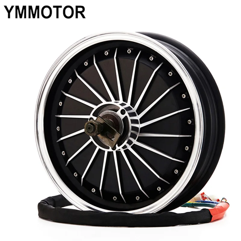 13 Inch Wholesale Custom Powerful Brushless 5KW 72V Electric Motorcycle Motor