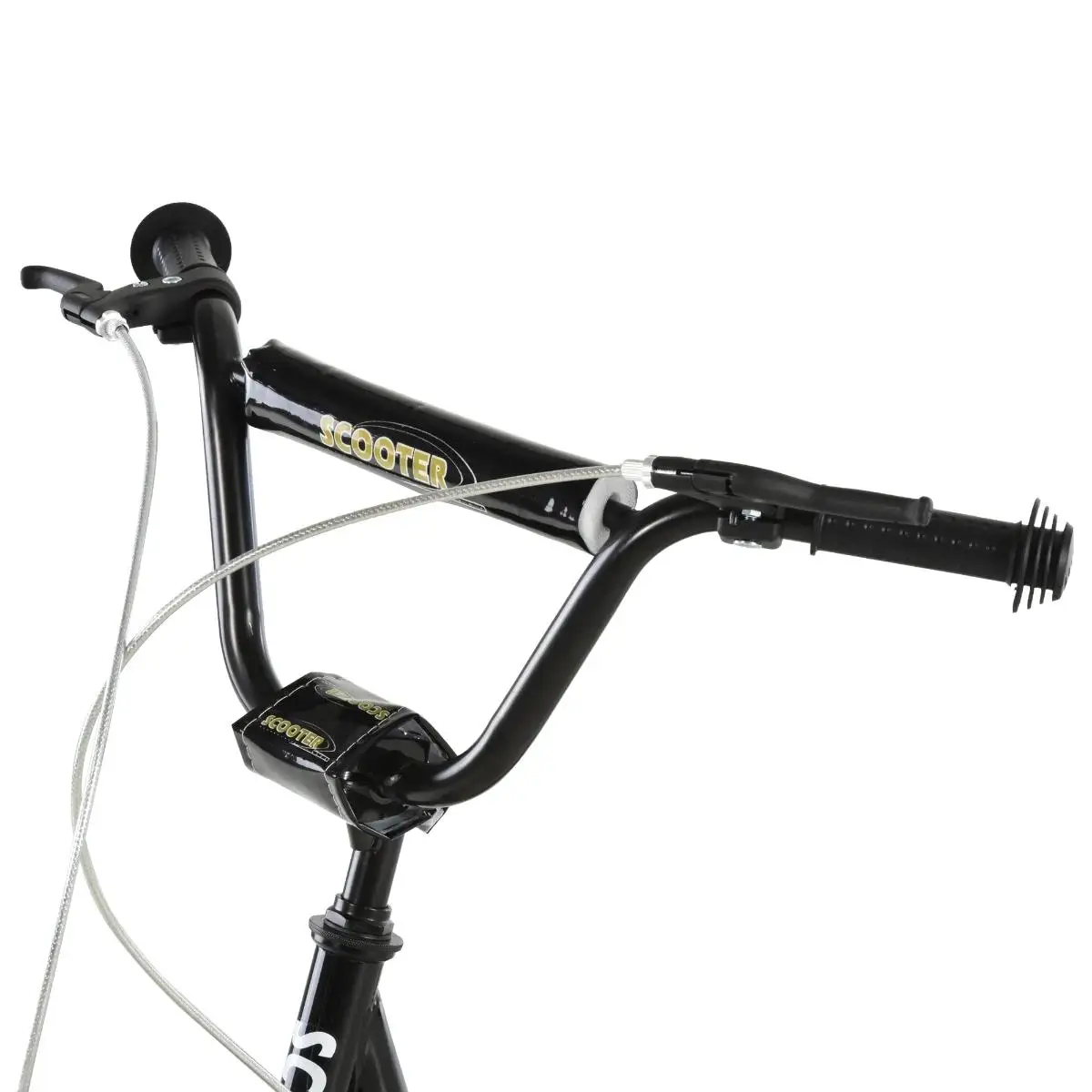 

Black Youth Scooter with Dual Brakes for Enhanced Safety and Control