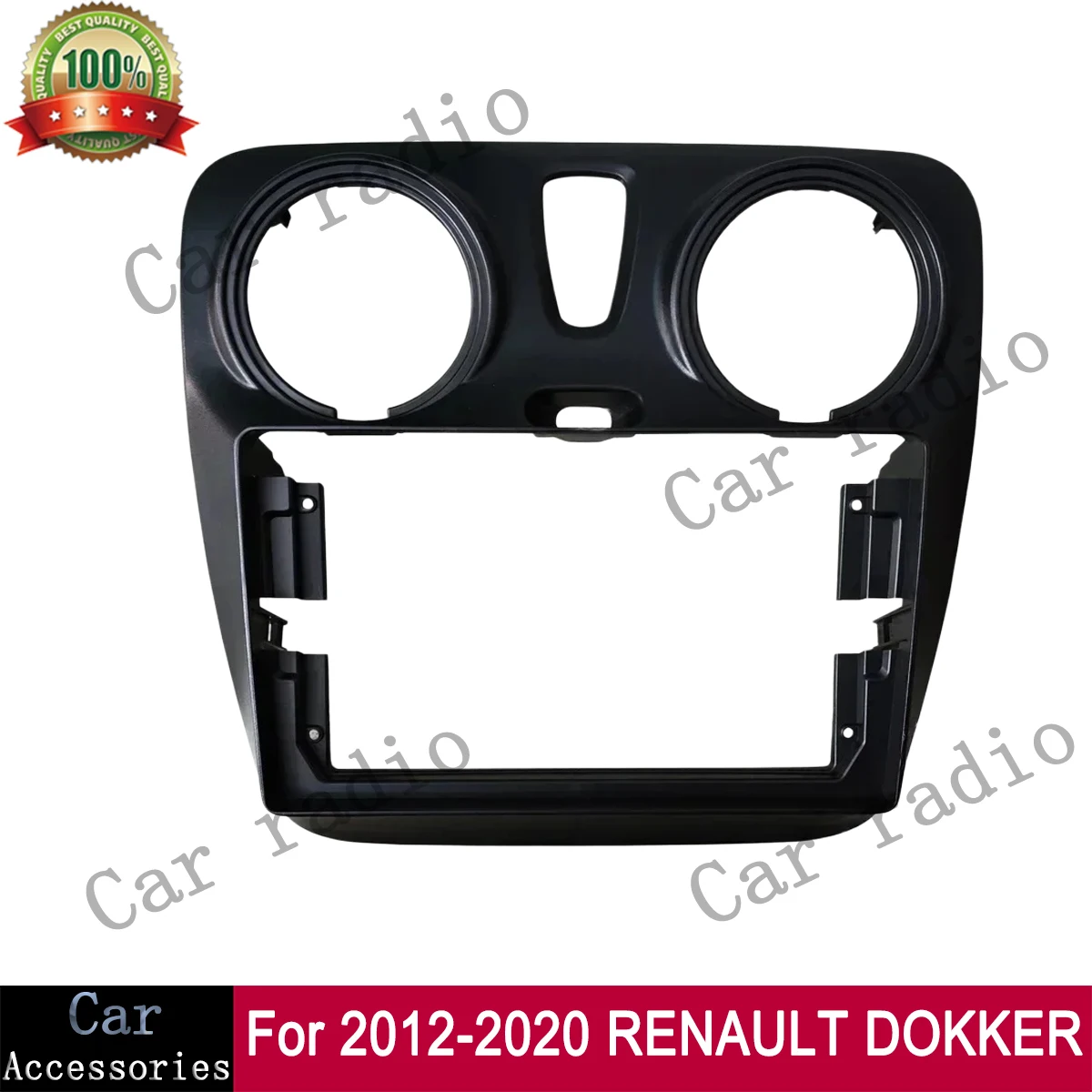 

4pcs 9 Inch Fascias For Renault Dokker 2012 Car Radio 2 Din Head Unit DVD GPS MP5 Android Player Panel Dashboard Frame Install