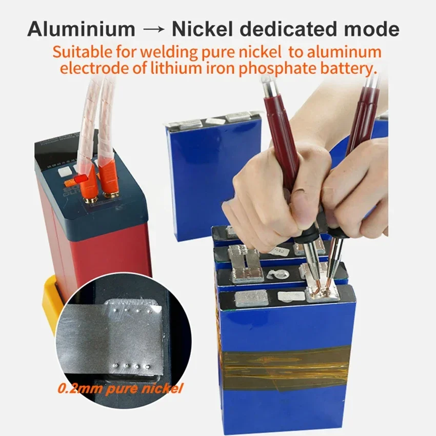 ل 801H ماكينة لحام نقطي 21KW 3500A نبض بعقب لحام 110-240 فولت بطارية الطاقة الألومنيوم النيكل بطارية واحدة بقعة لحام