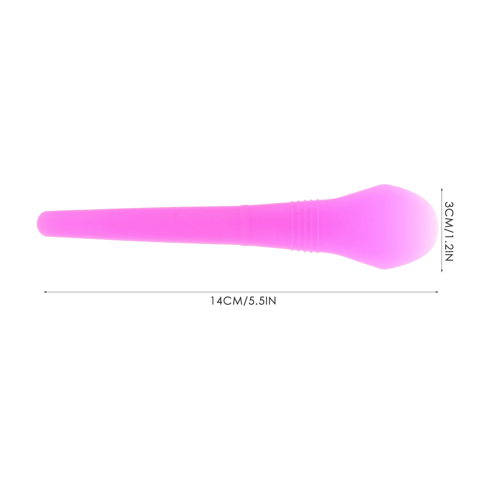 

3pcs Silicone Mask Brush Facial Applicator Portable Flexible Skin Friendly Mud Multi Function Scraper Makeup Brush