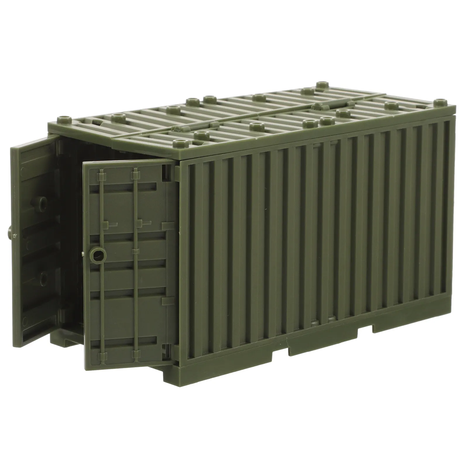 

Военный контейнер: пластиковые детали для игровых сцен, DIY-конструктор для детей, развивающая игрушка для совместного творчества родителей и детей