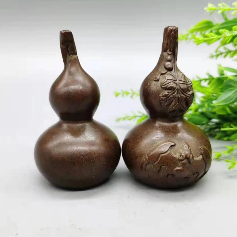 Bronze collection pure copper Fulu gourd bat figure home decoration single price 1PC