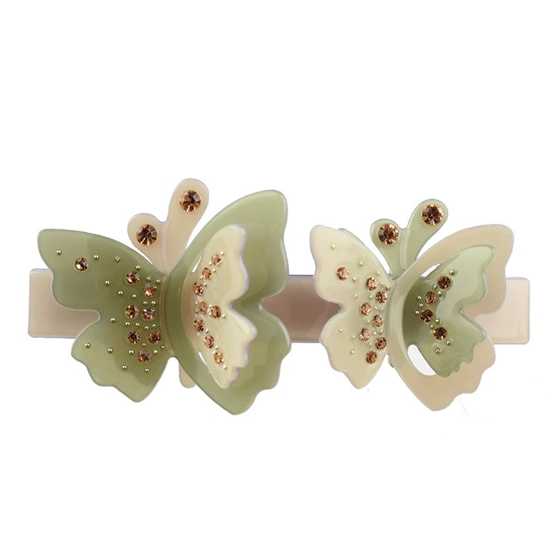 Women hedwear cute hair clip for girls butterfly hair barrettes rhinestone hair accessories for women