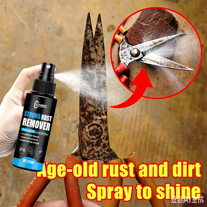 Multi-Purpose Bathroom Cleaner - Shower Head Hole Scale Cleaner, Bathroom Glass And Faucet Stain Remover Brightener, Suitable