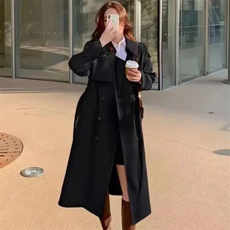 

Hangzhou Lined Trench Coat For Women Hangzhou Ltalian Style Trench Coat Long And Thin British Style