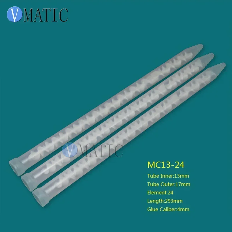 ‌MC13-24 Static Mixer Nozzle Elements | Free Shipping for Epoxy Resin (Anti-Dripping Design) Adhesive Mixing Tube