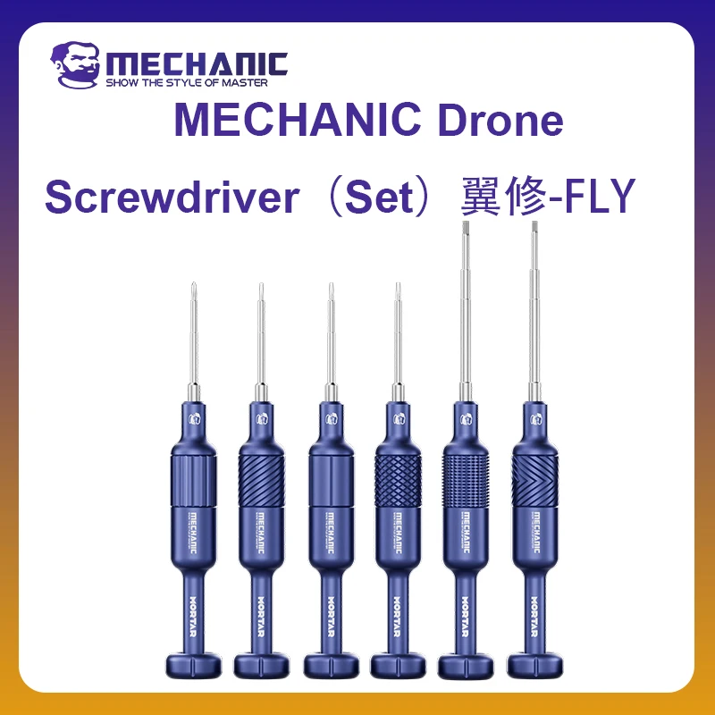 mechanic-offficial-ドローン用ドライバーセット（セット）fly-6in1-ドローン用精密ドライバーセット-dji-ドローンに適した修理ツール