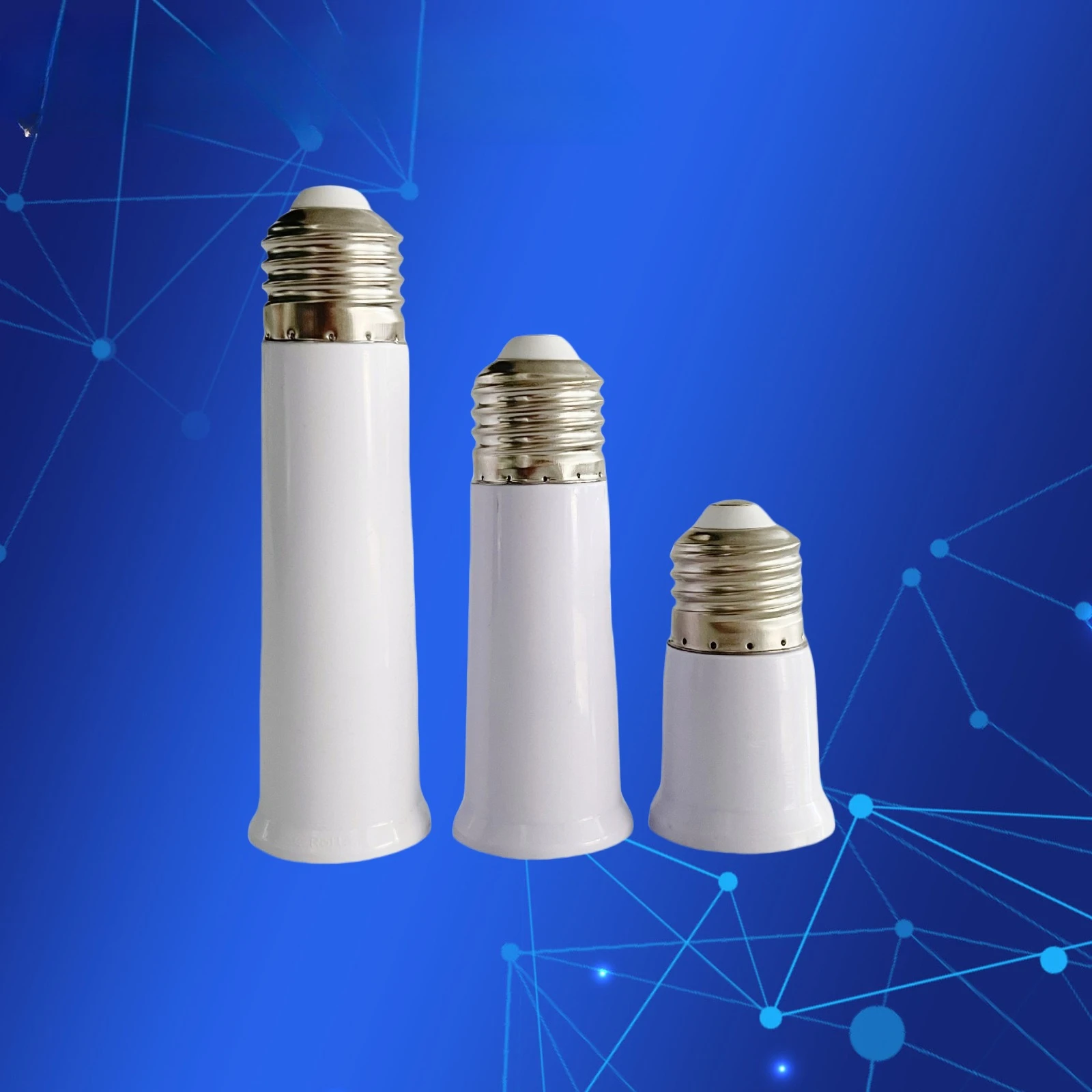 5PCS E27 Extension Lamp Holder E27 Screw Lamp Holder E27 Transformation Long Energy-saving Extended Version Lamp