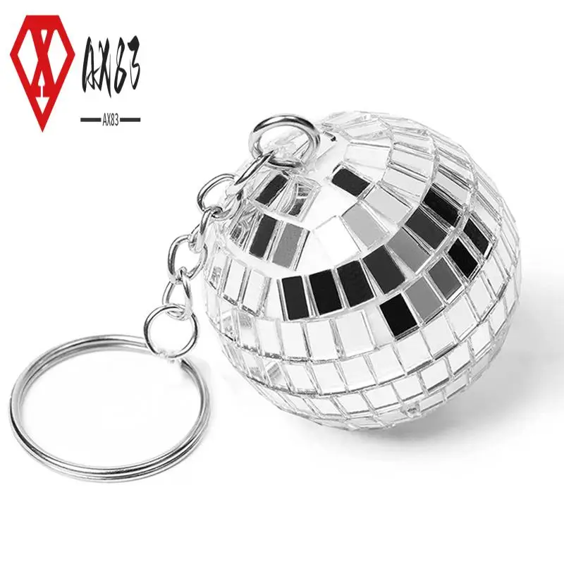 

AX83-60Pcs Mini Disco Ball Keychain 70S Disco Party Favors Mirror Ball Keychain Keyring Set For Disco Theme Party Decorations