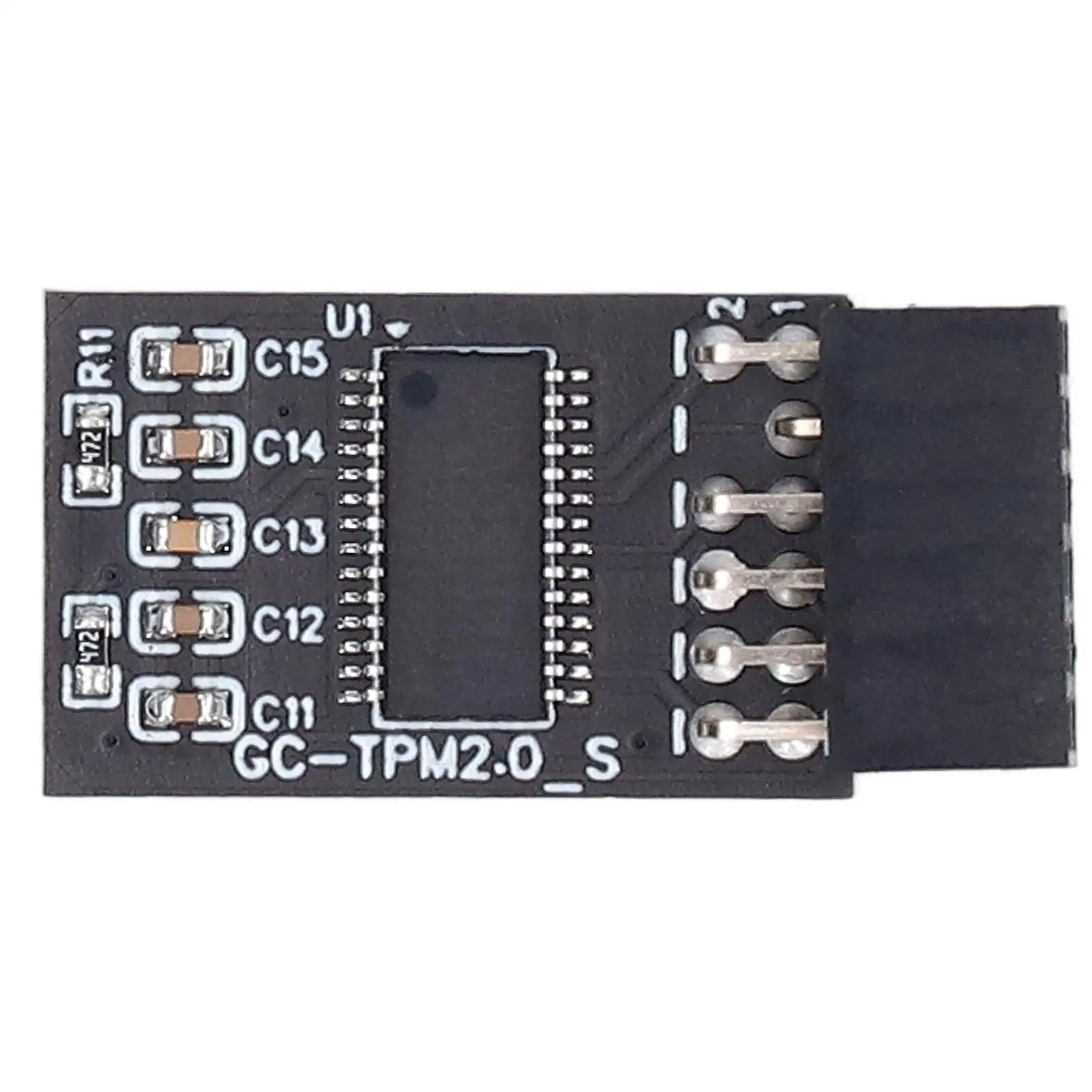 ギガビットリモートカード用のセキュリティモジュール,tpm 2.0, lpc, spi, 12ピン,セキュリティアクセサリ