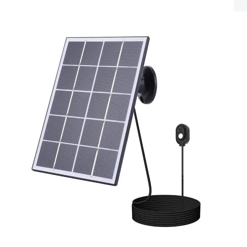 3.3W Solar Panel for Arlo Pro 4/Ultra 2/Pro 3/Ultra/Pro5S Surveillance CCTV Camera Security Solar Charging Panel