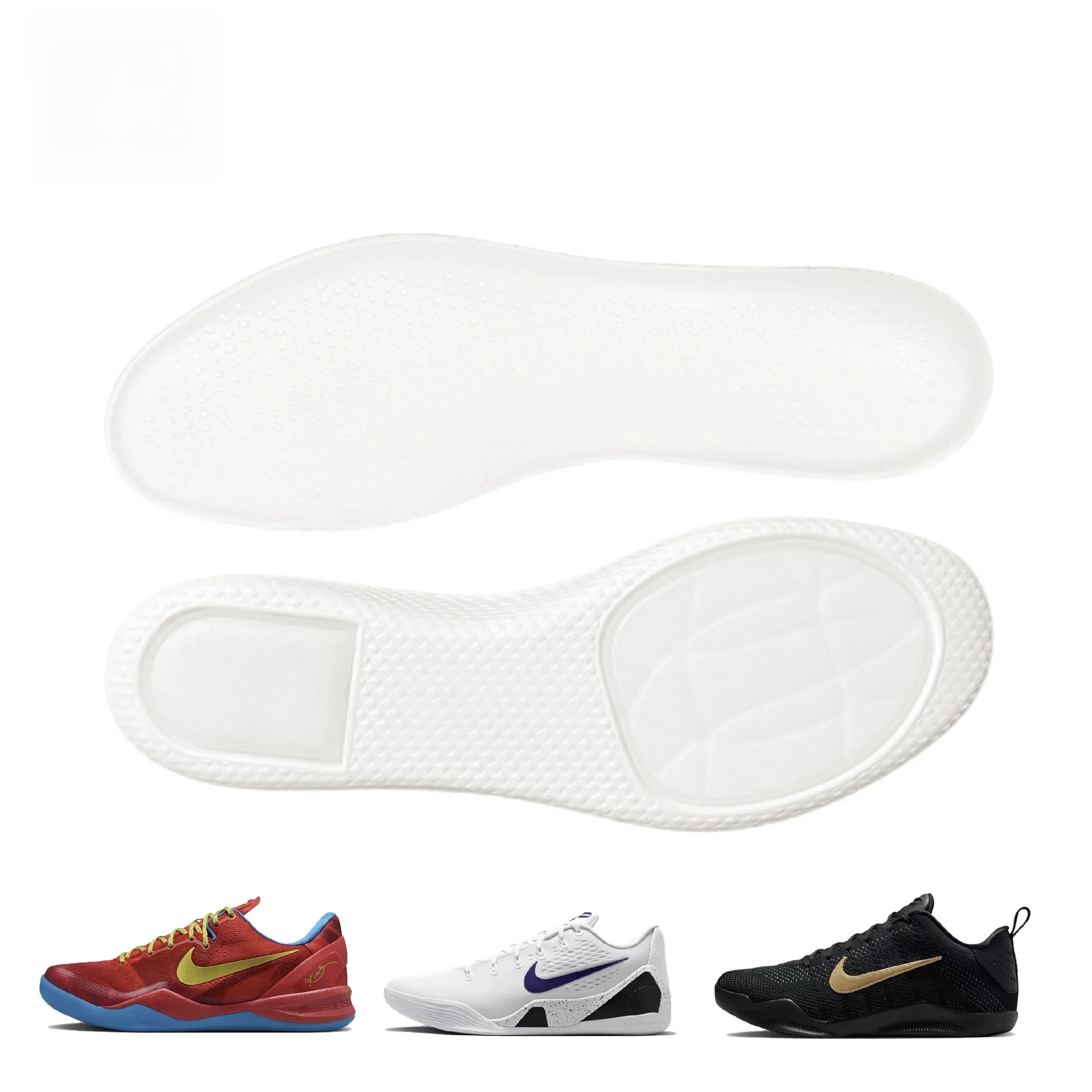 US8ACC Kobe8 9 11ZoomTurbo Shoe Insoles Super Critical Foaming Shock Absorption Midsole Cushioning Footwear Accessories