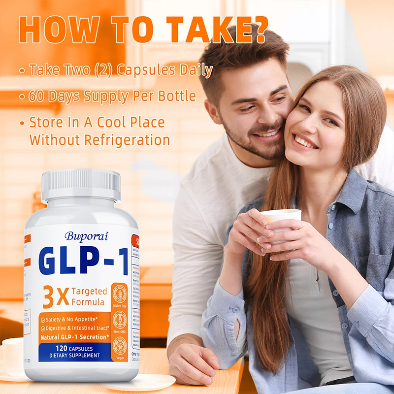 Complément GLP-1 - Promuove le métabolisme, la digestion et la santé intestinale, le suppresseur de l'appétit, améliore l'immunité, non OGM