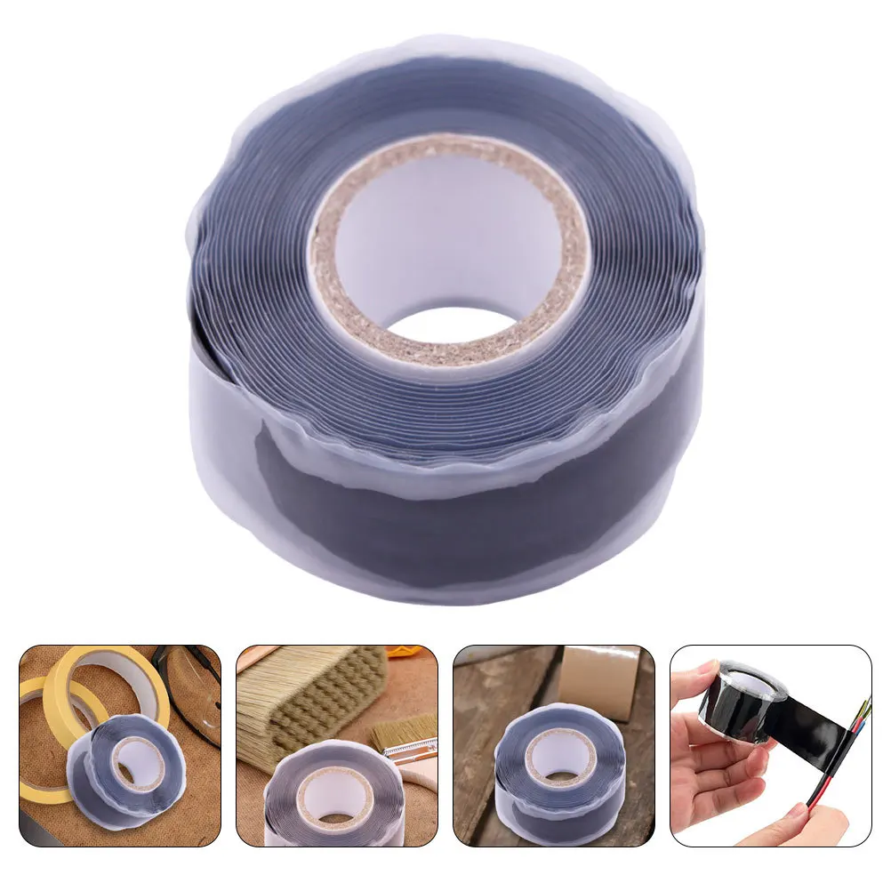 

1 Roll 3 Meter Waterproof Tape Heavy Duty Silicone For Pipe Leak Repair Self Adhesive Electrical Wire Wrap Plumbers Hose Seal