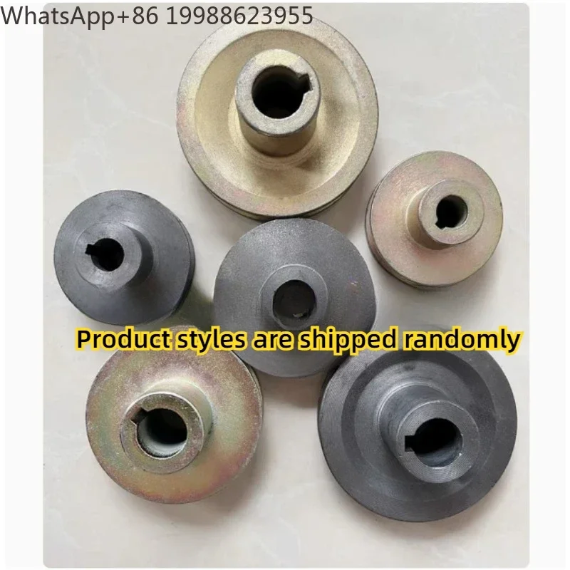 1PCS Cast Iron Thickened Single Groove Pulley B Belt for Negative Pressure Machine Industrial Spindle Motor Pulley