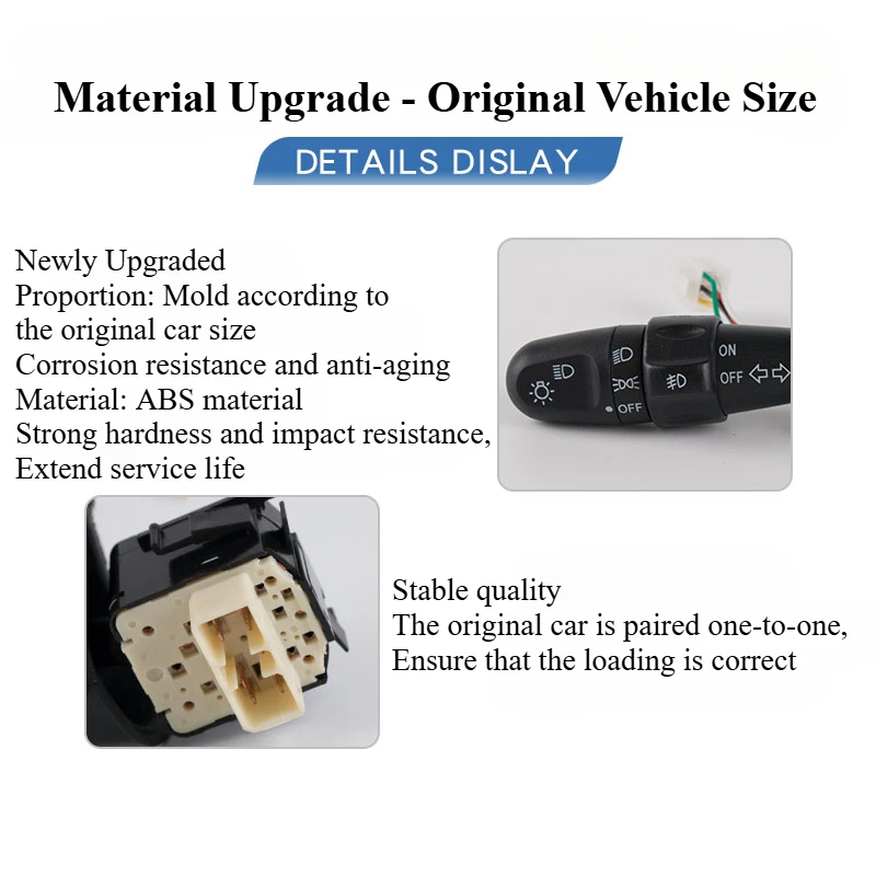 Para Buick 04-15 Excelle interruptor de faro, interruptor de giro, conjunto de interruptor combinado, piezas de automóvil de interruptor de limpiaparabrisas 1 Uds