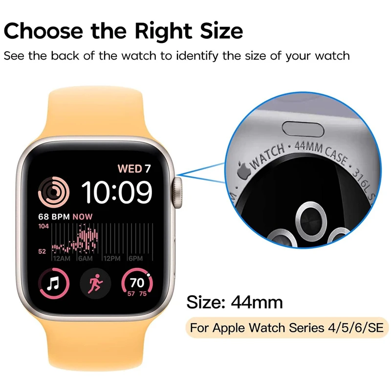 Protector de pantalla UV para Apple Watch, cristal templado para IWatch 3, 2, 1, 3 piezas, 9, 8, 7, 45MM, 41MM, 6, 5, 4, SE, 40MM, 44MM, 38MM, 42MM