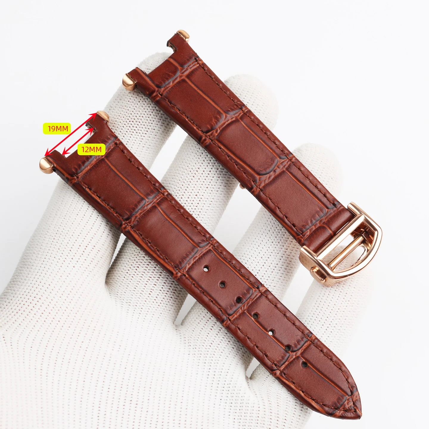 

Быстросъемный кожаный ремешок со стальной вставкой для Cartier Pasha 17x10 мм, 19x12 мм, 21x14 мм, сменный браслет для WSPA0013 W2PA0014